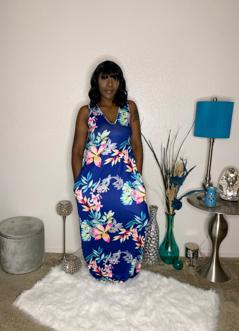 Flower Maxi Dress